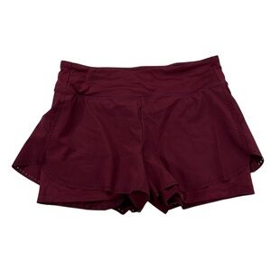 CRZ Yoga Burgundy Shorts